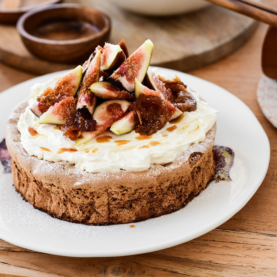 Fig Meringue Cake