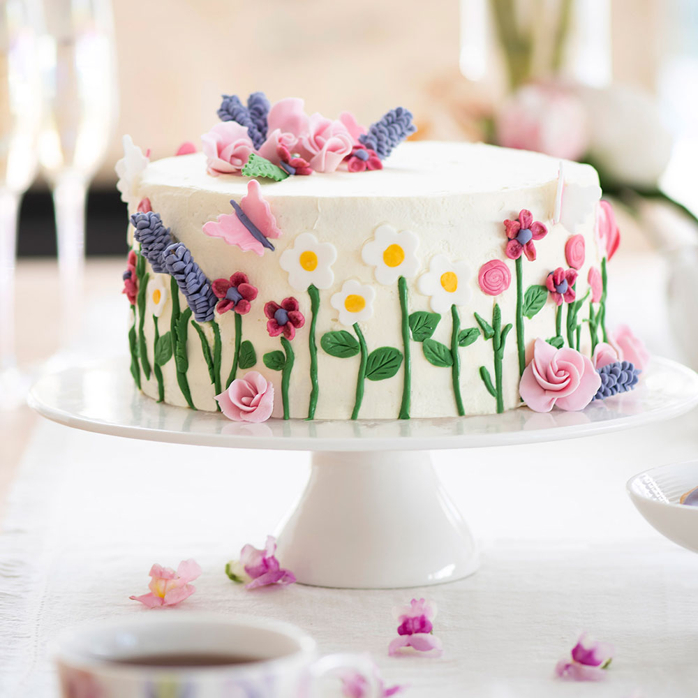 Lemon Blueberry Layer Cake