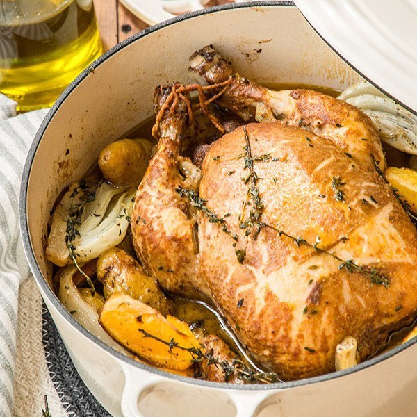 Tea Brine Roast Chicken