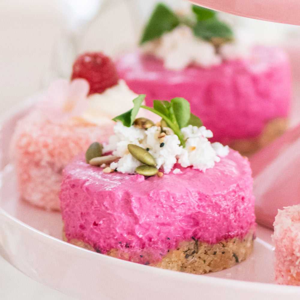 Savoury Beetroot “cheese cakesâ€