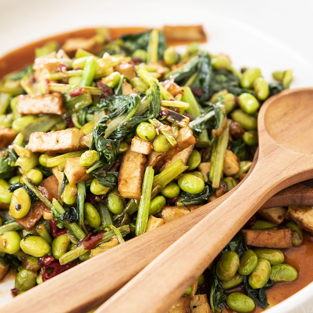 Stir Fried Soy Beans