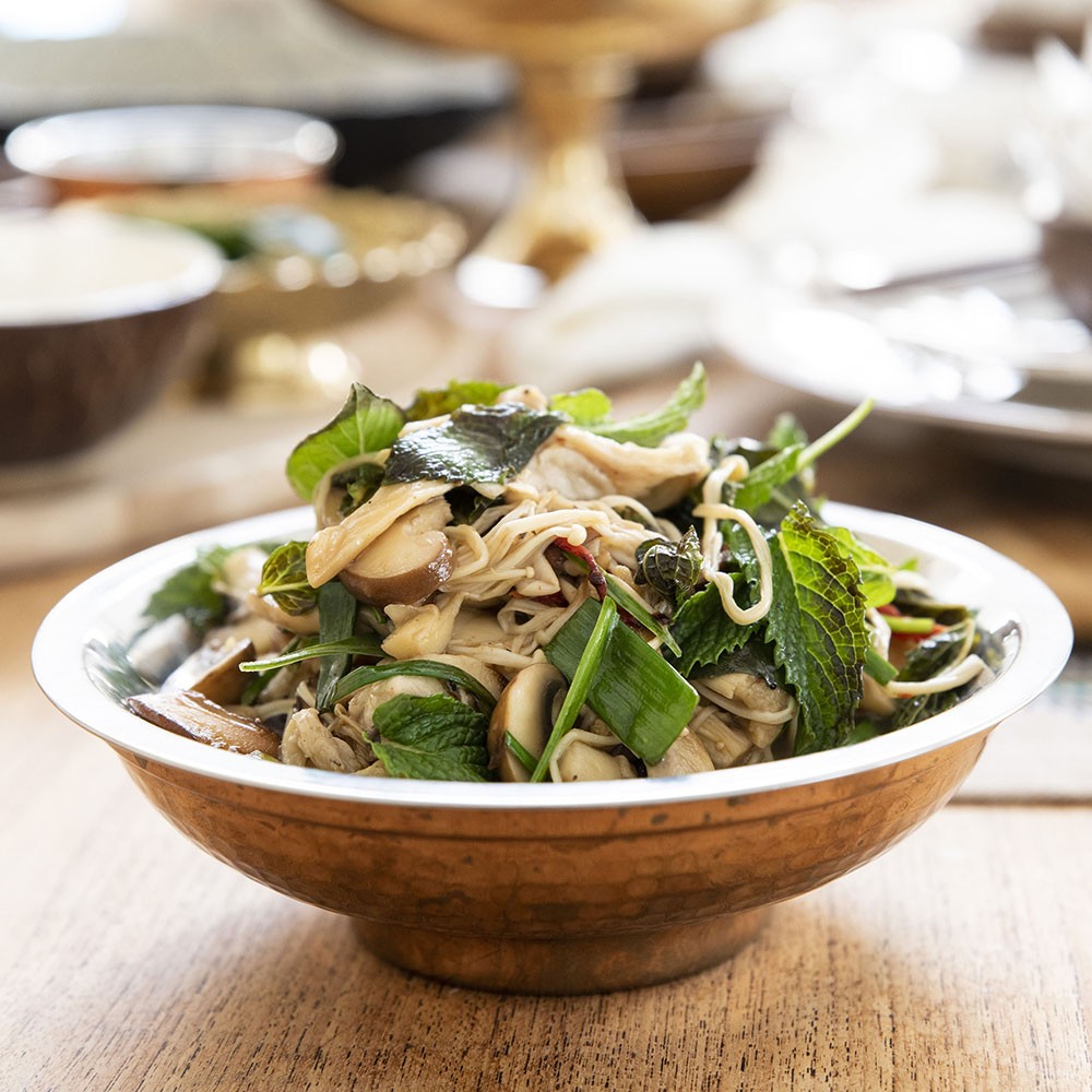 Thai style Mushroom Salad