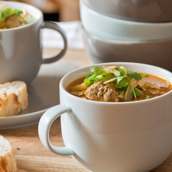 Moroccan Lamb Meatball Soup