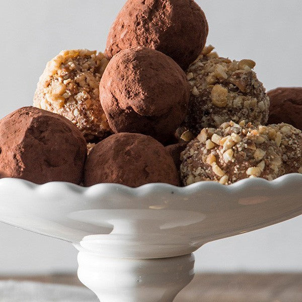 Dark Chocolate Hazelnut Truffles