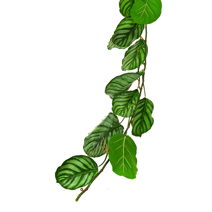 Ivy Garland Green Stripe Leaf