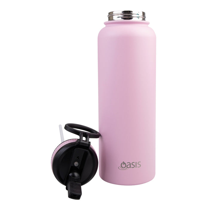 Oasis Bottle Sipper Straw 1.1L Pink