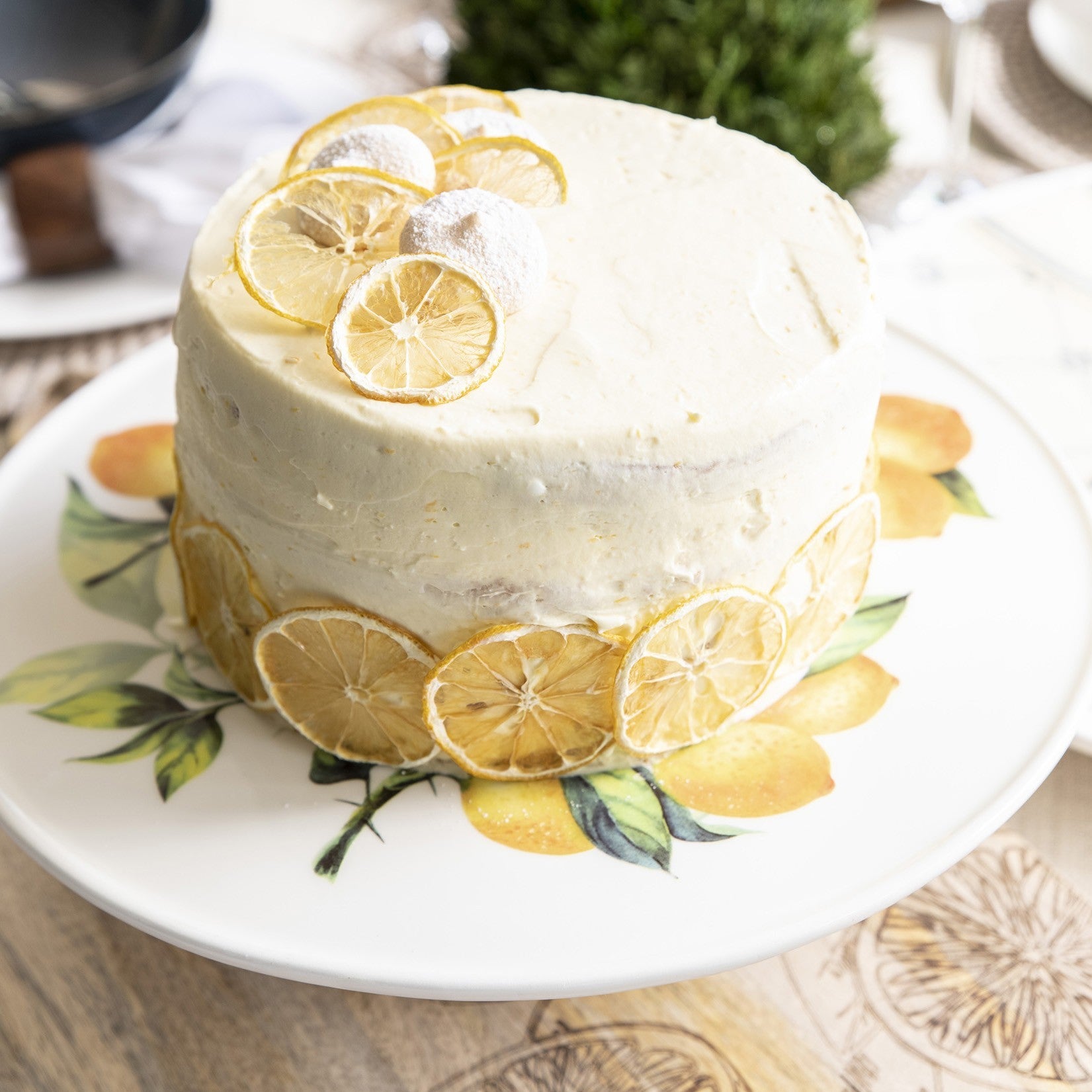 Lemon Curd Tiramisu Cake