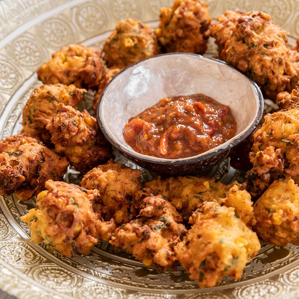 Feta & Corn Fritters