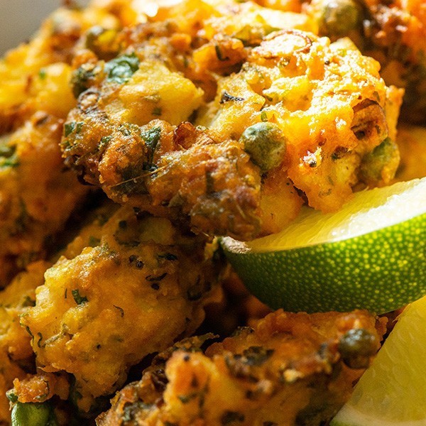 Potato & Pea Pakoras