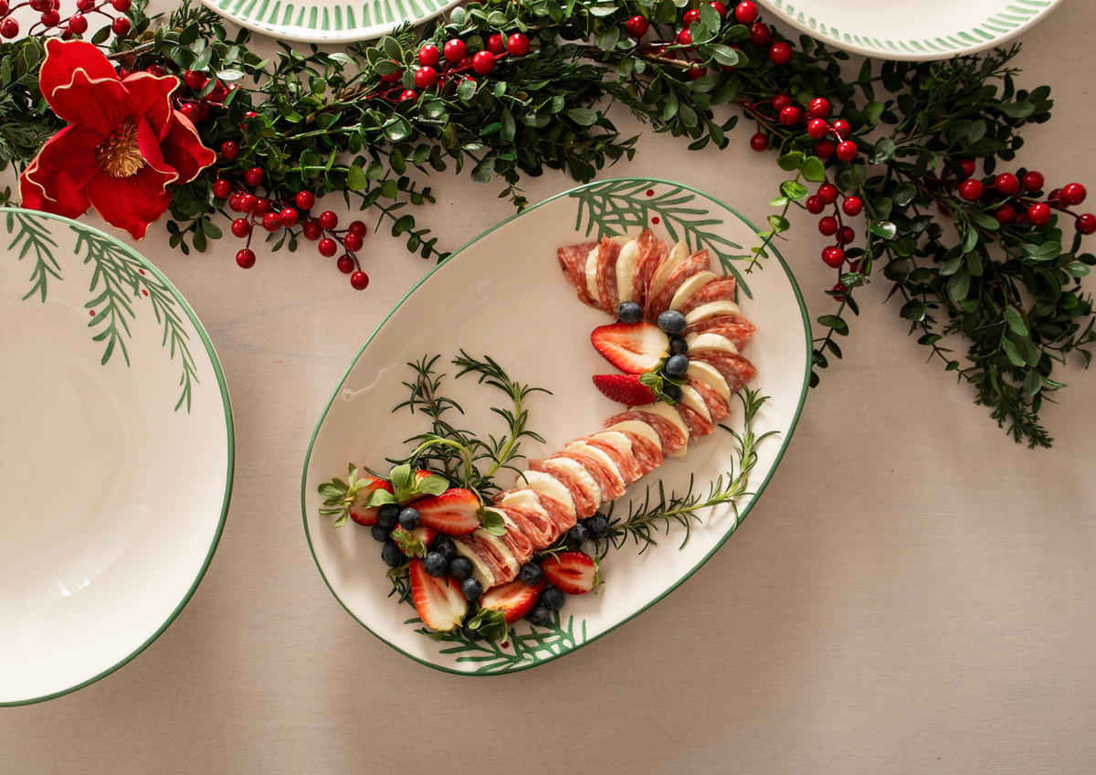 Salami & Mozzarella Candy Cane