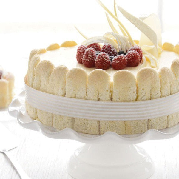 White Chocolate &amp; Raspberry Charlotte
