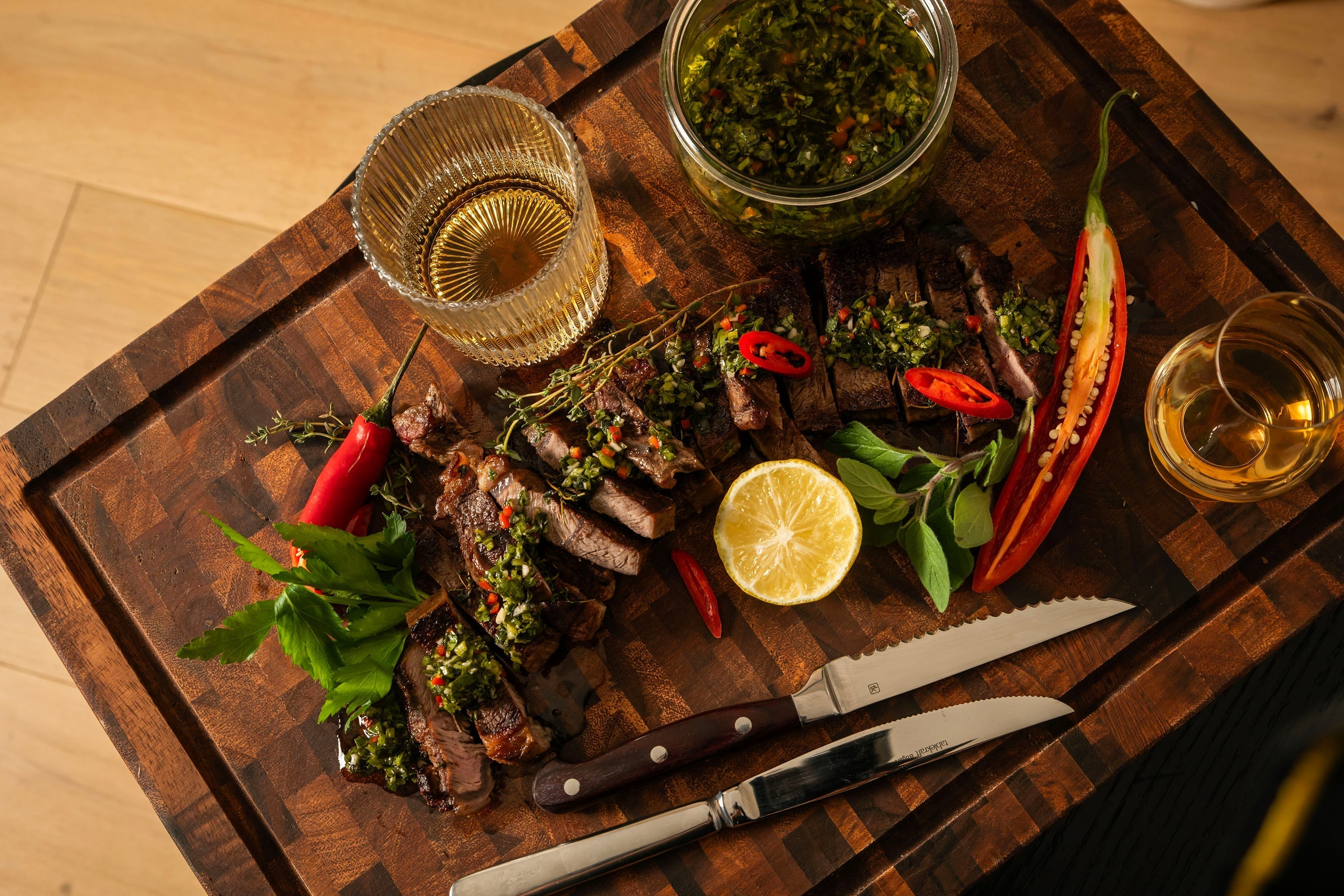 Scotch Fillet Steak with Chimichurri