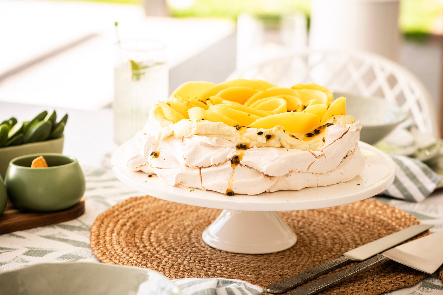 Mango & Lime Pavlova