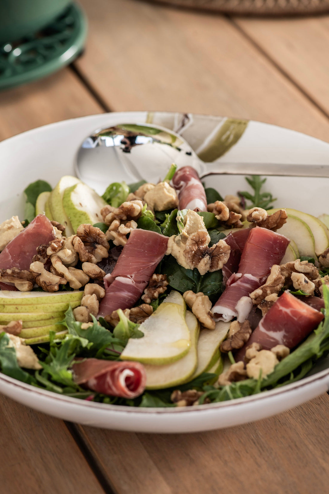 PEAR WALNUT & PROSCIUTTO SALAD