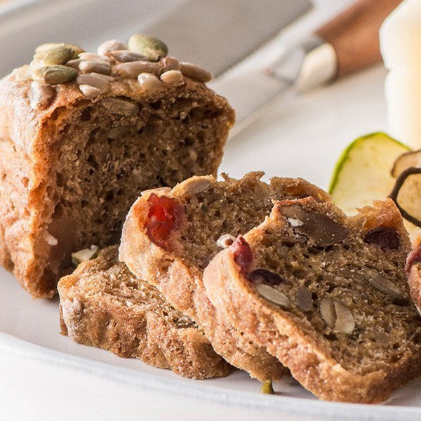 Pumpkin, Date, and Cranberry Bread