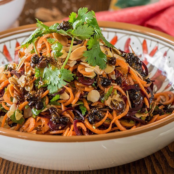 Spiralised Carrot Salad