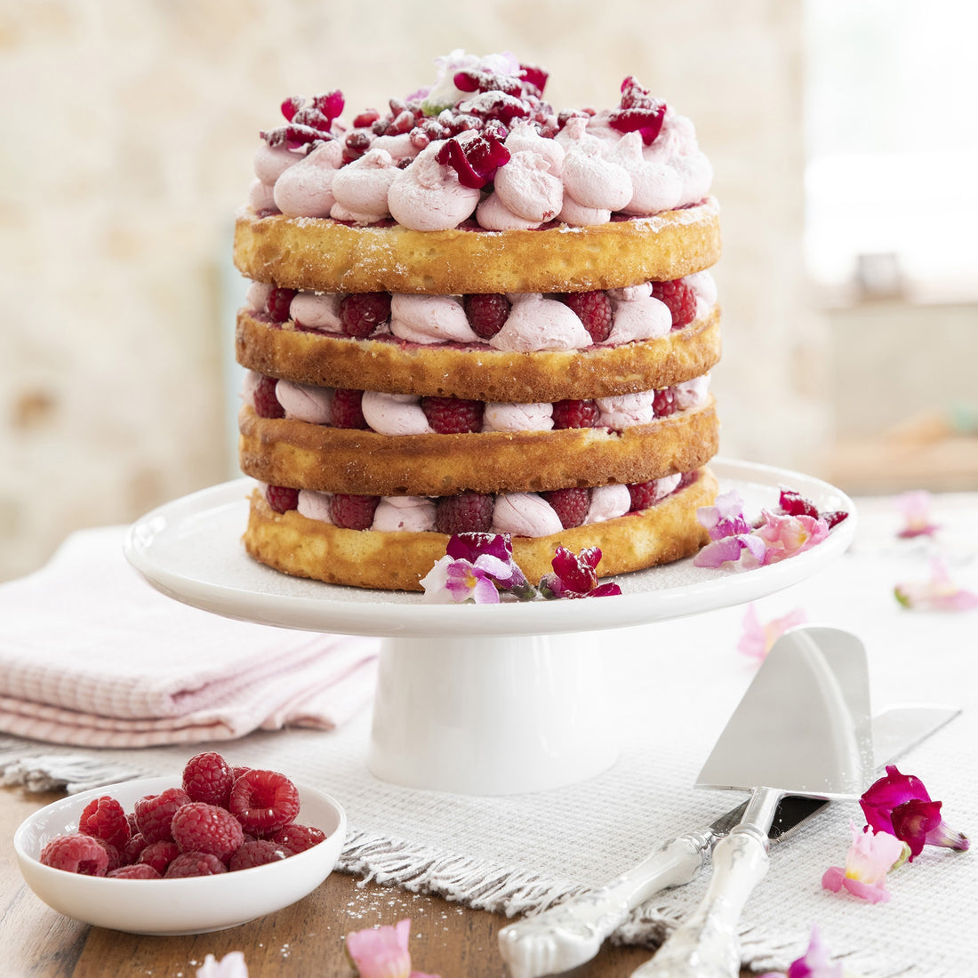 Rhubarb Coconut Cake