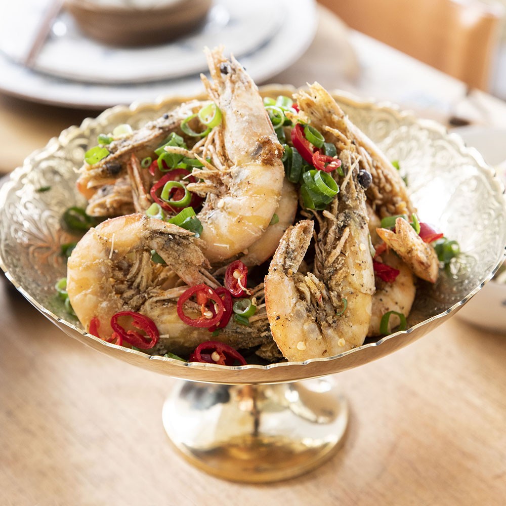 Salt and Pepper Prawns