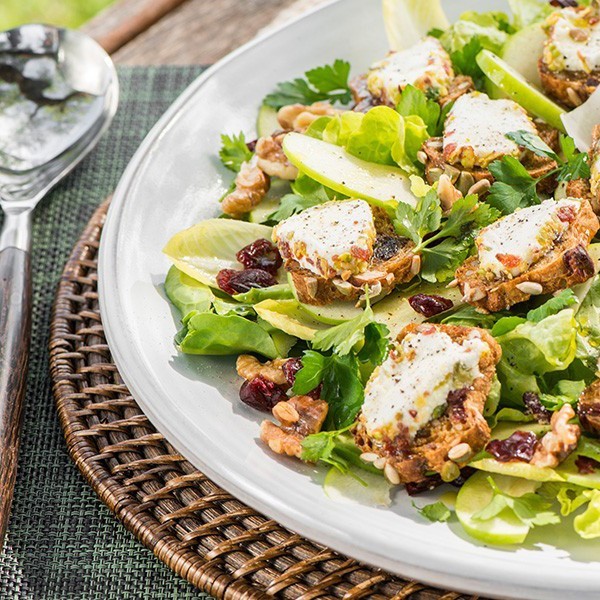 Warm Goats Cheese Salad