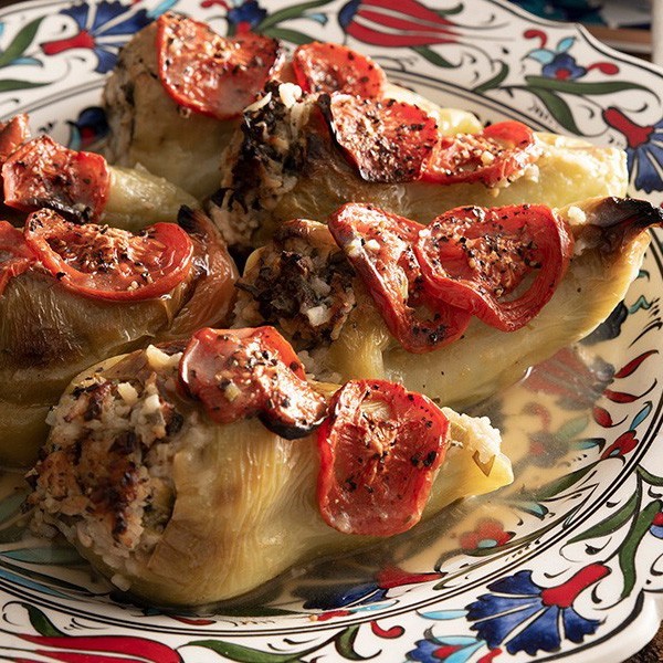 Stuffed Banana Capsicums