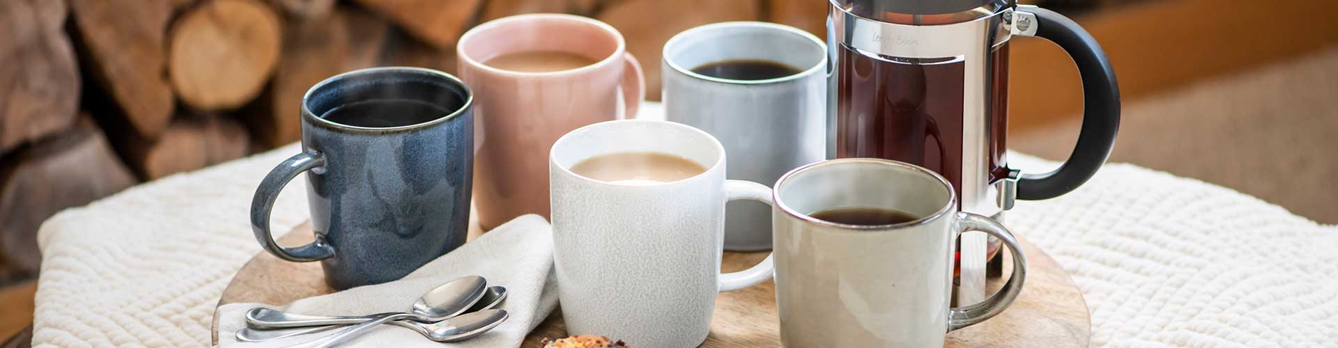 Coloured Stoneware Mugs