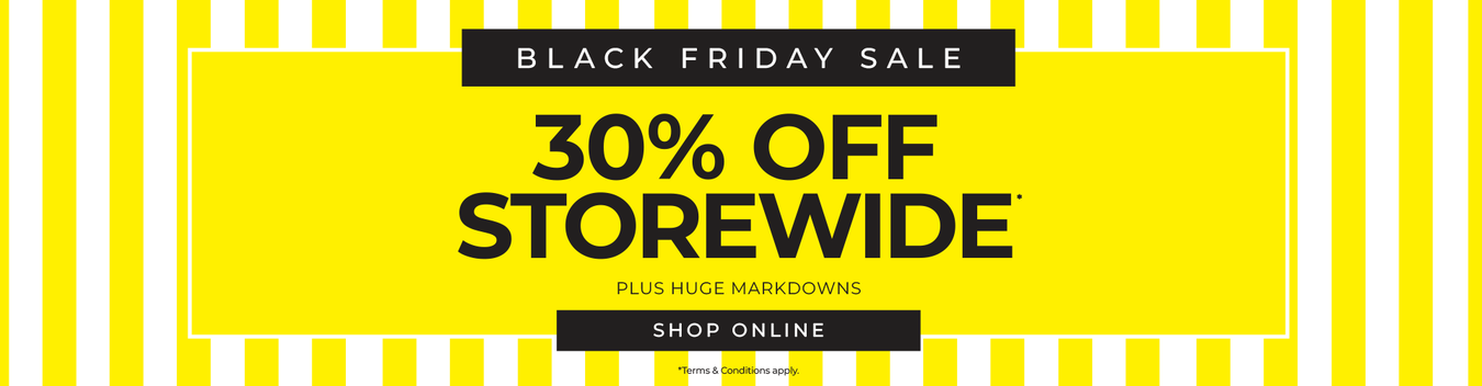 Black Friday 30% OFF