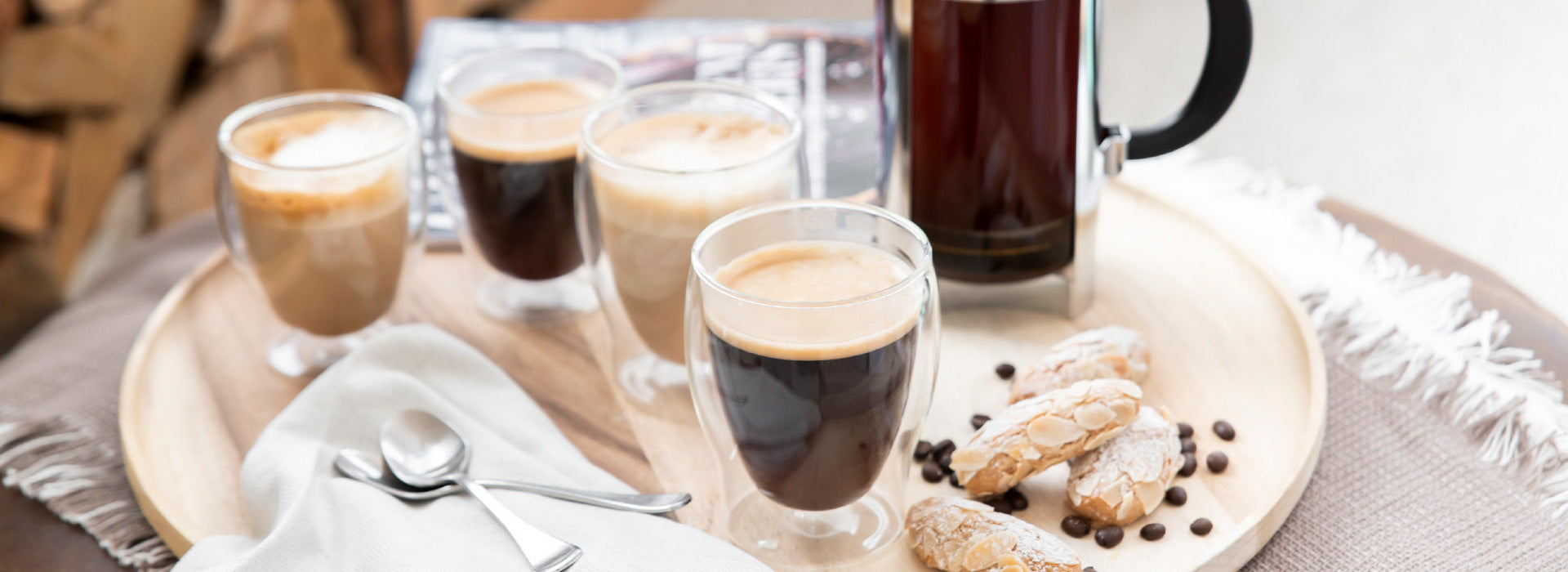 Member Offer - Double Wall Coffee Glasses