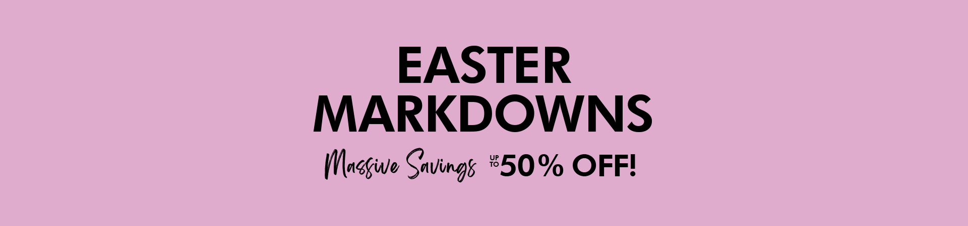 Easter Markdown 2025