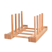 Rubberwood Plate Stand Small