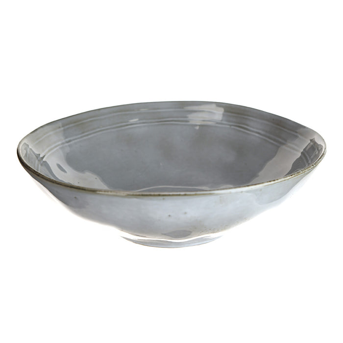 Stoneware Salad Bowl Light Blue 30cm