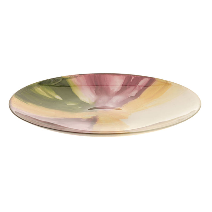 Multicolour Pop Glass Platter 40cm