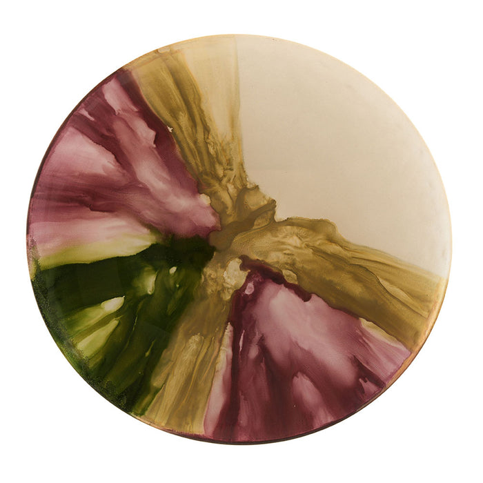 Multicolour Pop Glass Platter 40cm