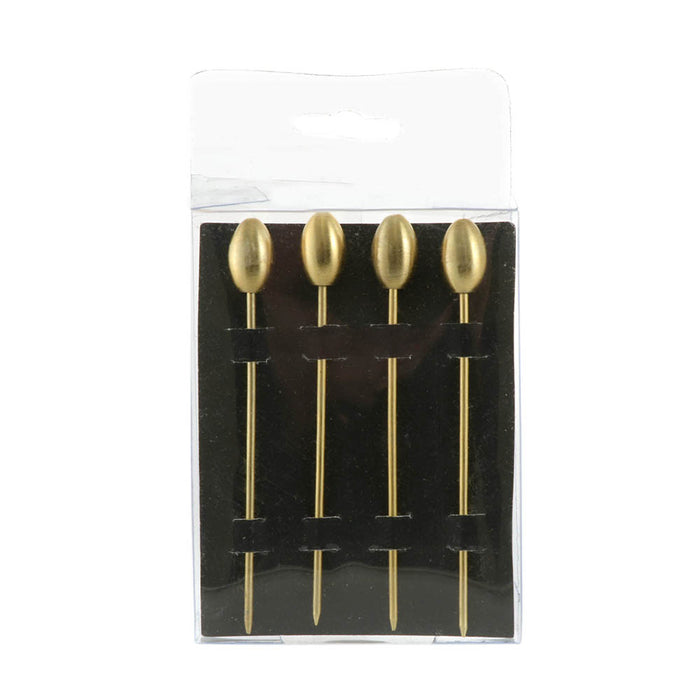 Cocktail Picks Gold Pack/4