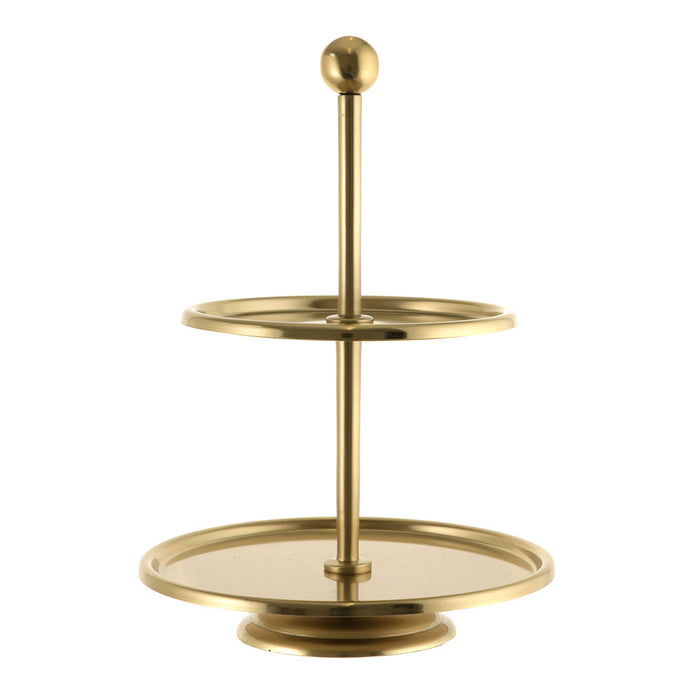 Serving Stand 2 Tier Matt Gold