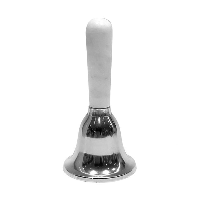Nickel Bell with Marble Handle
