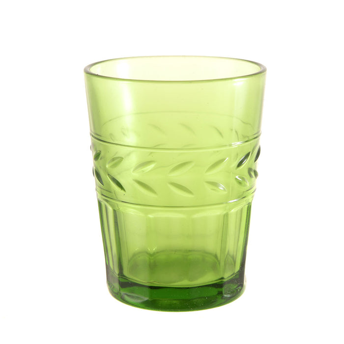 Glass Tumbler Tuscan Green 310ml