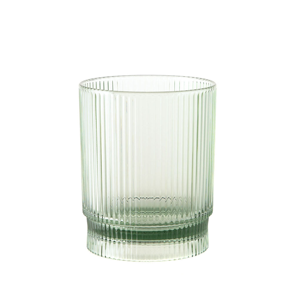 MS Ribbed Green Tumbler