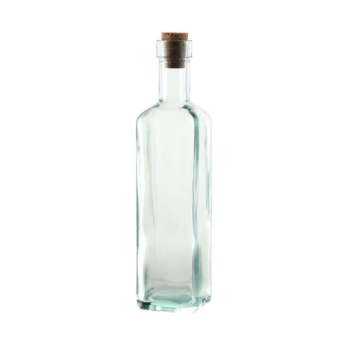Recycled Glass Oil Bottle Square 400ml