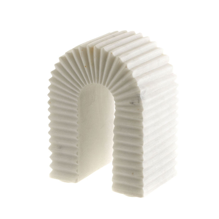 BOOKEND Arch White Marble 15x11.5cm