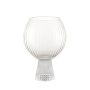 Ribbed Heavy Base Shell Glass