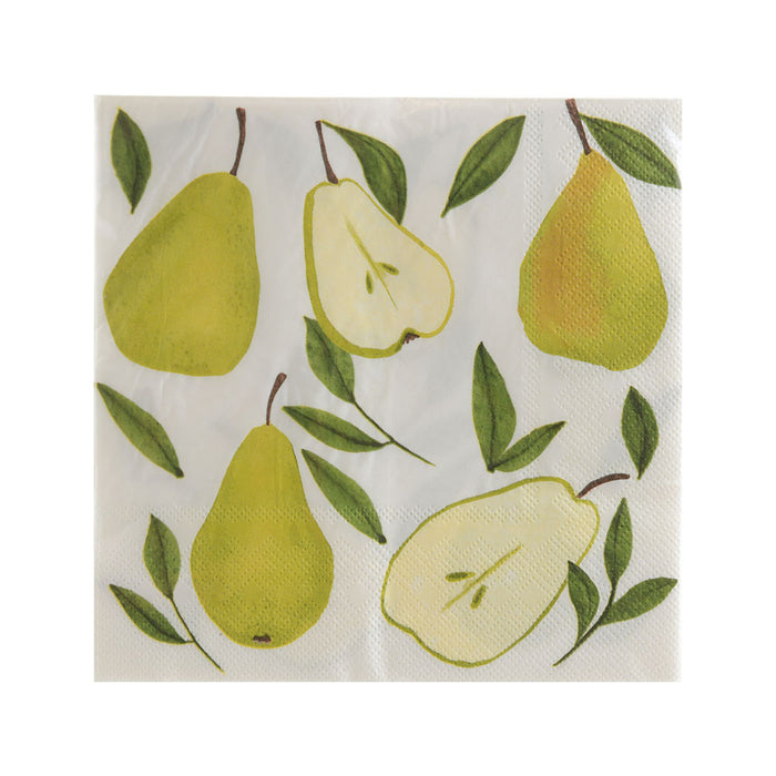 PAPER NAPKIN PEAR 33cm Pk20