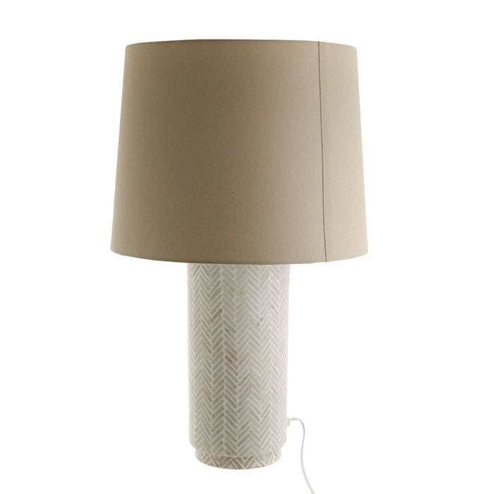 LAMP Herringbone Beige 65cm