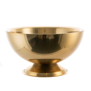 Shiny Gold Stainless Steel Footed Champagne Tub 42x23cm