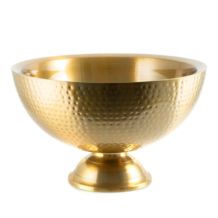 Champagne Tub Gold S/S Hammered 43x25cm