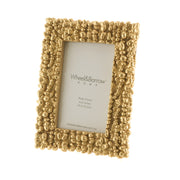 Resin Bubble Gold Photo Frame 21x16cm