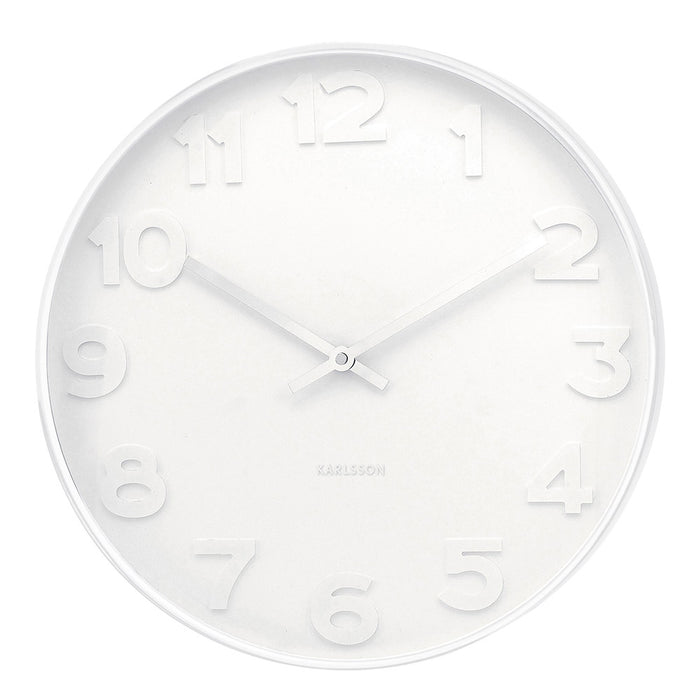 Wall Clock White 38x38x6cm