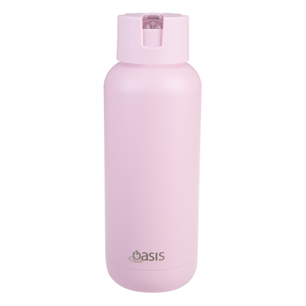Oasis Bottle Ceramic 1L Pink Lemonade