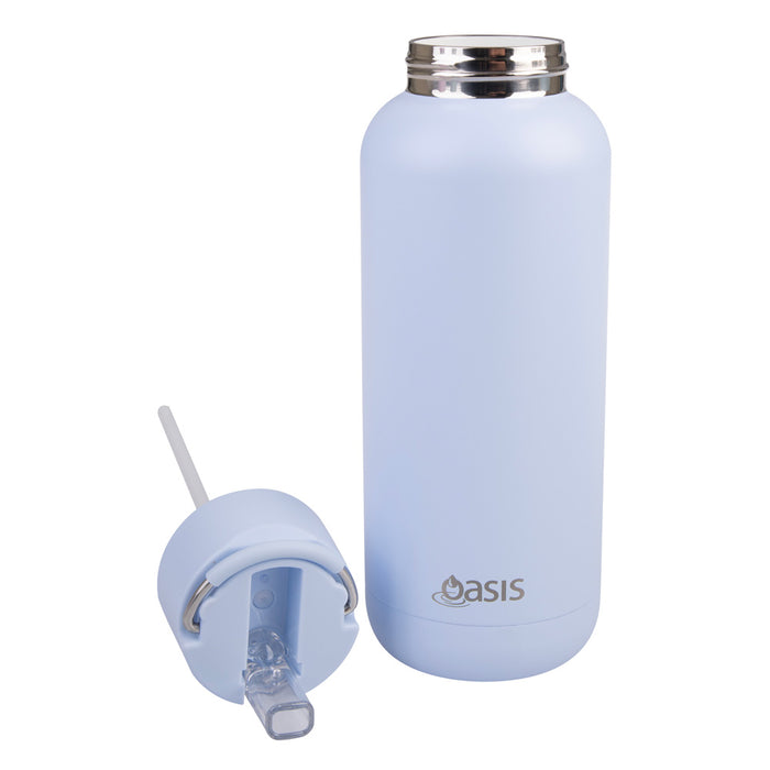 Oasis Bottle Ceramic 1L Periwinkle