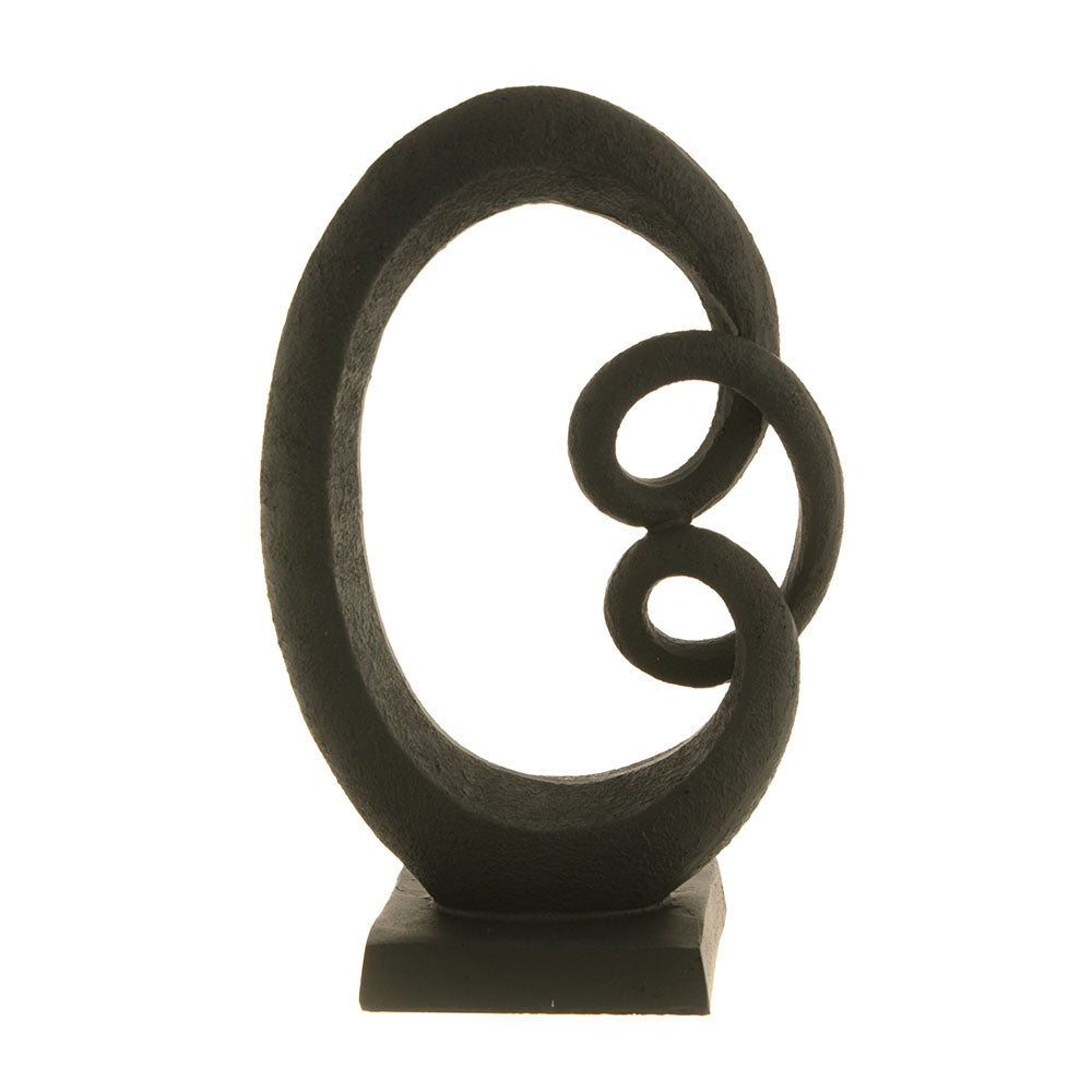 Black Resin Ornament