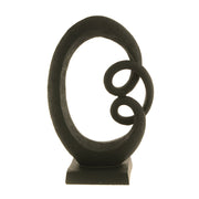 Black Resin Ornament